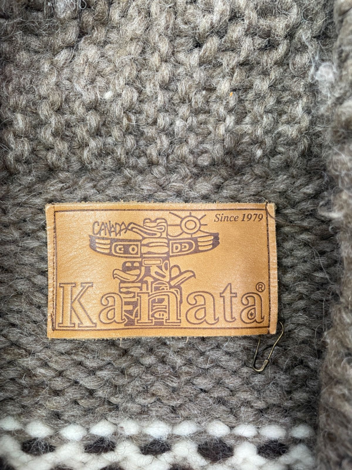 KANATA カナタ カウチン セーター ニット ハンドニット サンダーバード