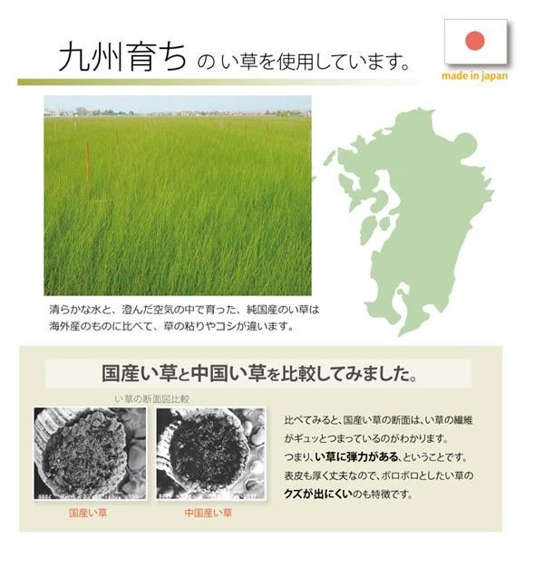 キッチンマット い草 国産 ドロップ グリーン 約60×240cm 8230870 MARWIL-DEMENAGEMENTS_CH