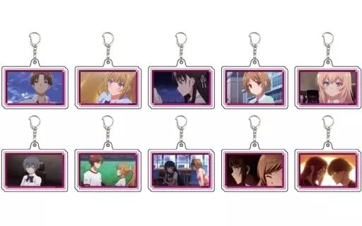 雑貨　全10種セット 「ようこそ実力至上主義の教室へ 2nd Season アクリルキーホルダー 02.場面写イラスト」 中古】雑貨 全10種セット 「ようこそ実力至上主義の教室へ 2nd