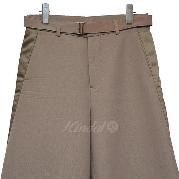 値下げsacai Suiting Bonding Pantsスラックス
