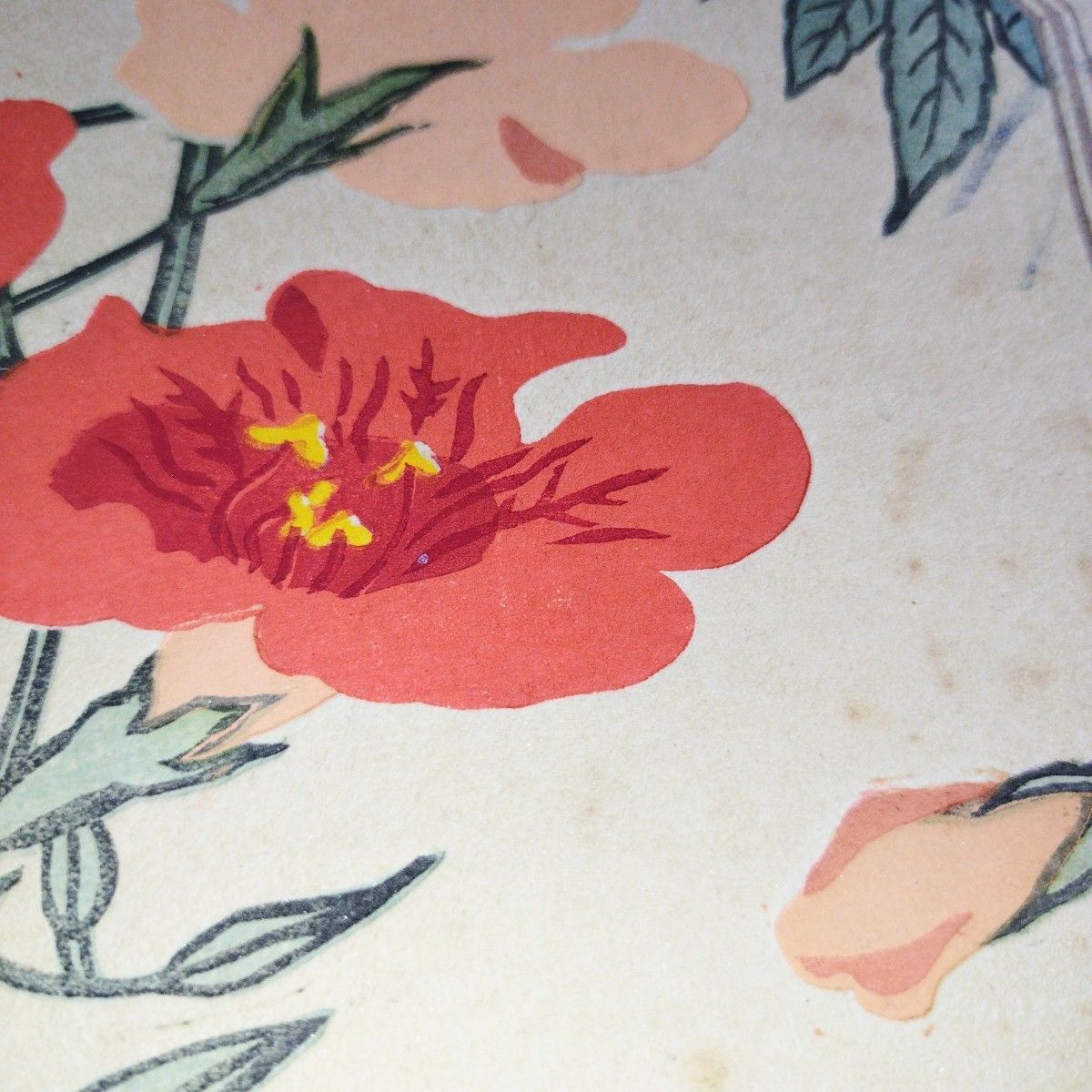 徳力富吉郎　花四趣 切手版『E-31 徳力富吉郎 木版画 切手版 知恩院』｜【公式