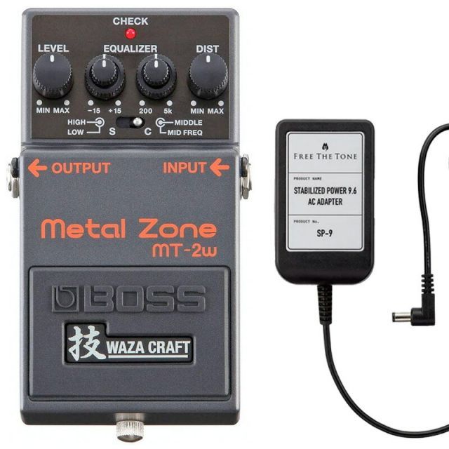 BOSS ボス MT-2W Metal Zone (技 WAZA CRAFT) + ACアダプター