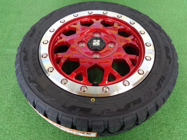 未使用展示品】エクストリーム-J XJ04 4.5J-14 4H100 +43 オープンカントリーR/T 155/65R14 ウェイク スペーシアなど  新品セット 神奈川県 - メルカリ