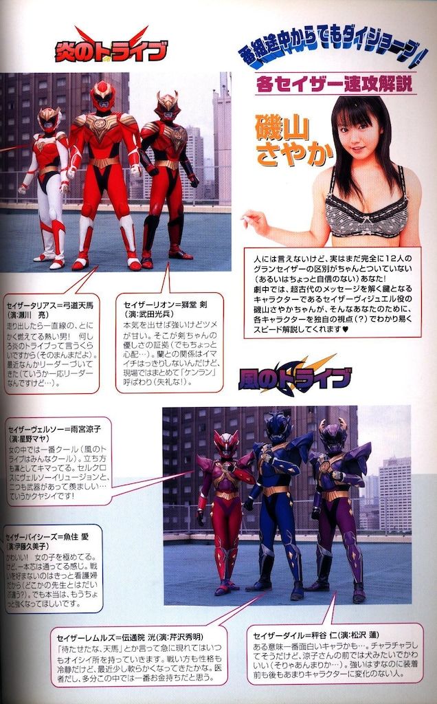 写真集「超星神グランセイザー ヒロインズ」セイザービジュアル（新品