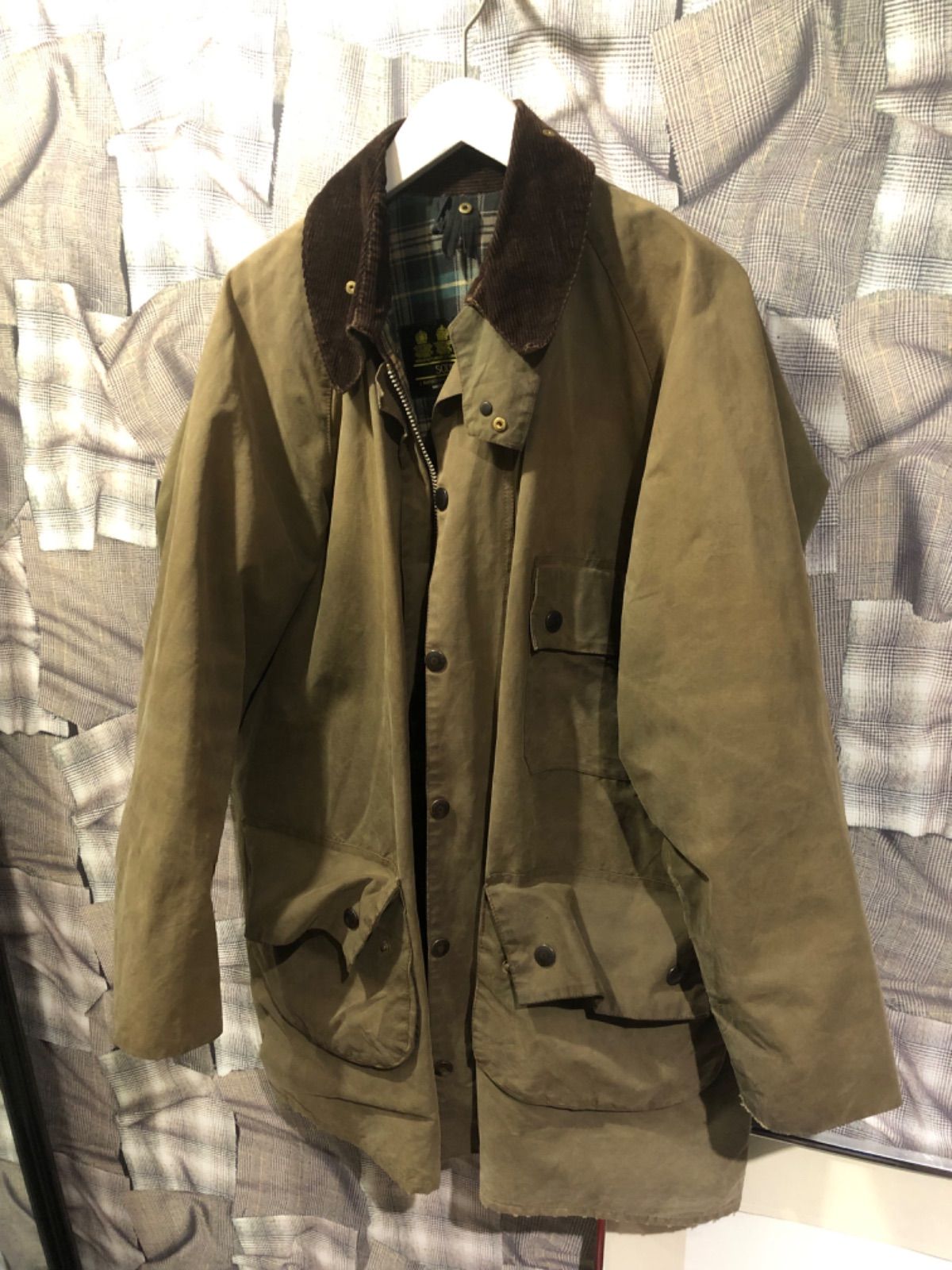 90s UK Vintage Barbour バブアー SOLWAY ZIPPER ソルウェイジッパー