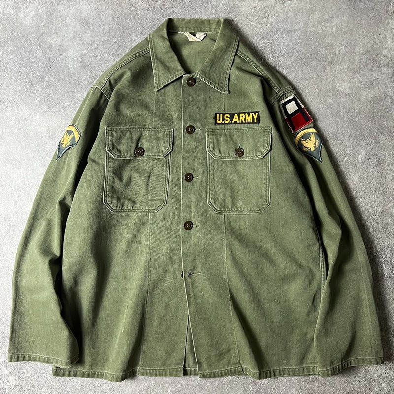 【公式】アクセサリーの激安通販 ユーティリティシャツ us 60s? うたがわしい army ジャケット・アウター