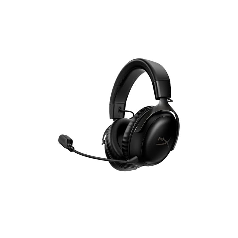 ハイパーエックス(HyperX) HyperX Cloud IIIワイヤレスゲーミングヘッドセット DTS Headphone:X空間オーディオ 53mmドライバー搭載 Cloud IIの 快適性 ブラック PC、PS5、PS4、Xboxシリーズ、Ninten