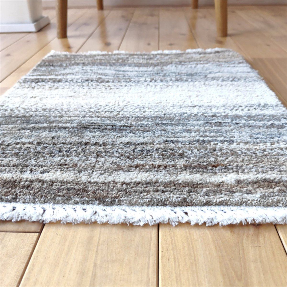 ガゼニ ギャッベ トルクマン族 ミニマット ラグ 無染めウール 41x39cm BP20 MARWIL-DEMENAGEMENTS_CH