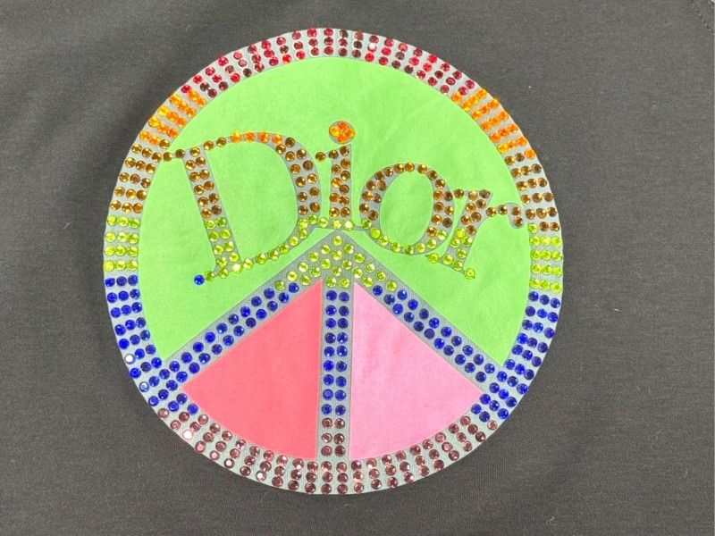 クリスチャンディオール　ビスチェ　ベアトップ　ミニスカート　ボーダー　ロゴ刺繍 クリスチャンディオールガリアーノ期ロングワンピース刺繍変形