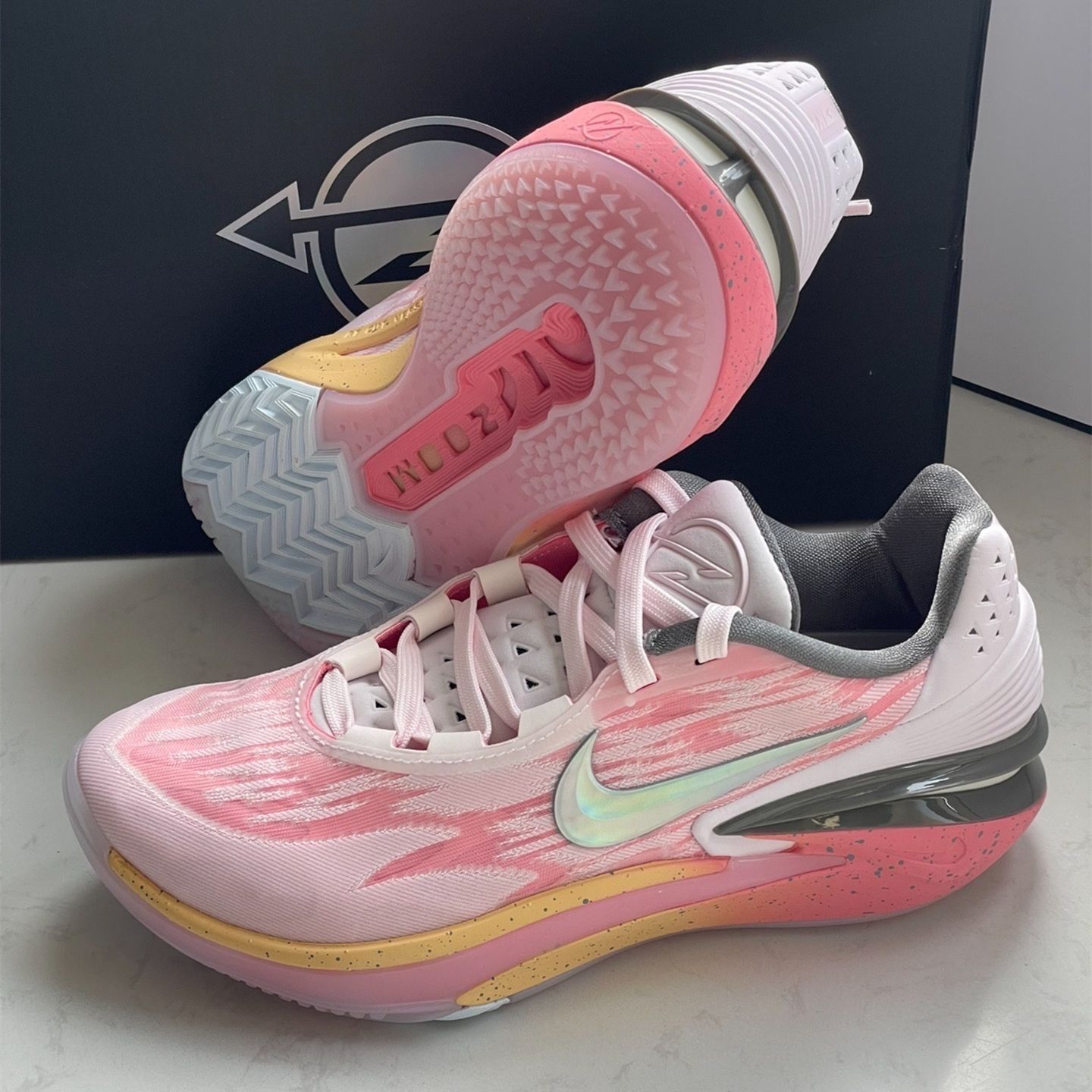 nike zoom gt cut2 pearl pink NIKE AIR ZOOM G.T. CUT 2 ナイキ エア ズーム GT カット 2  white/pearl pink-grey - メルカリ