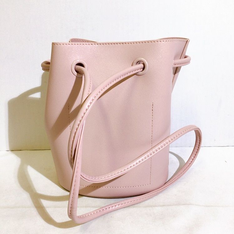 美品】SNIDEL スナイデル リボンバッグ ピンク 巾着 ショルダー  