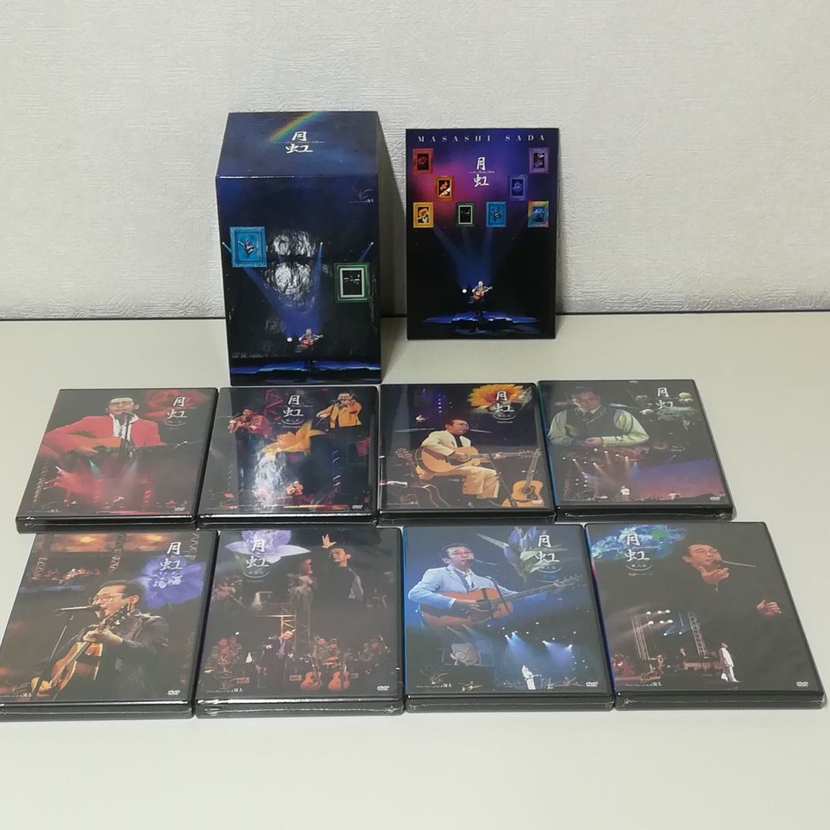 未開封・保管品】さだまさし 月虹 DVD-BOX 全8巻(16枚組) デビュー30