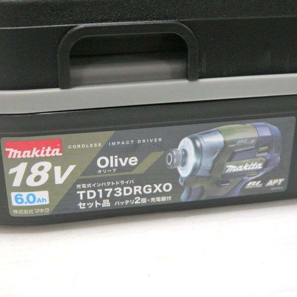 マキタ makita 18V 充電式インパクトドライバ TD173DRGXO オリーブ ♥ フルセット 純正品 ≡DT6703