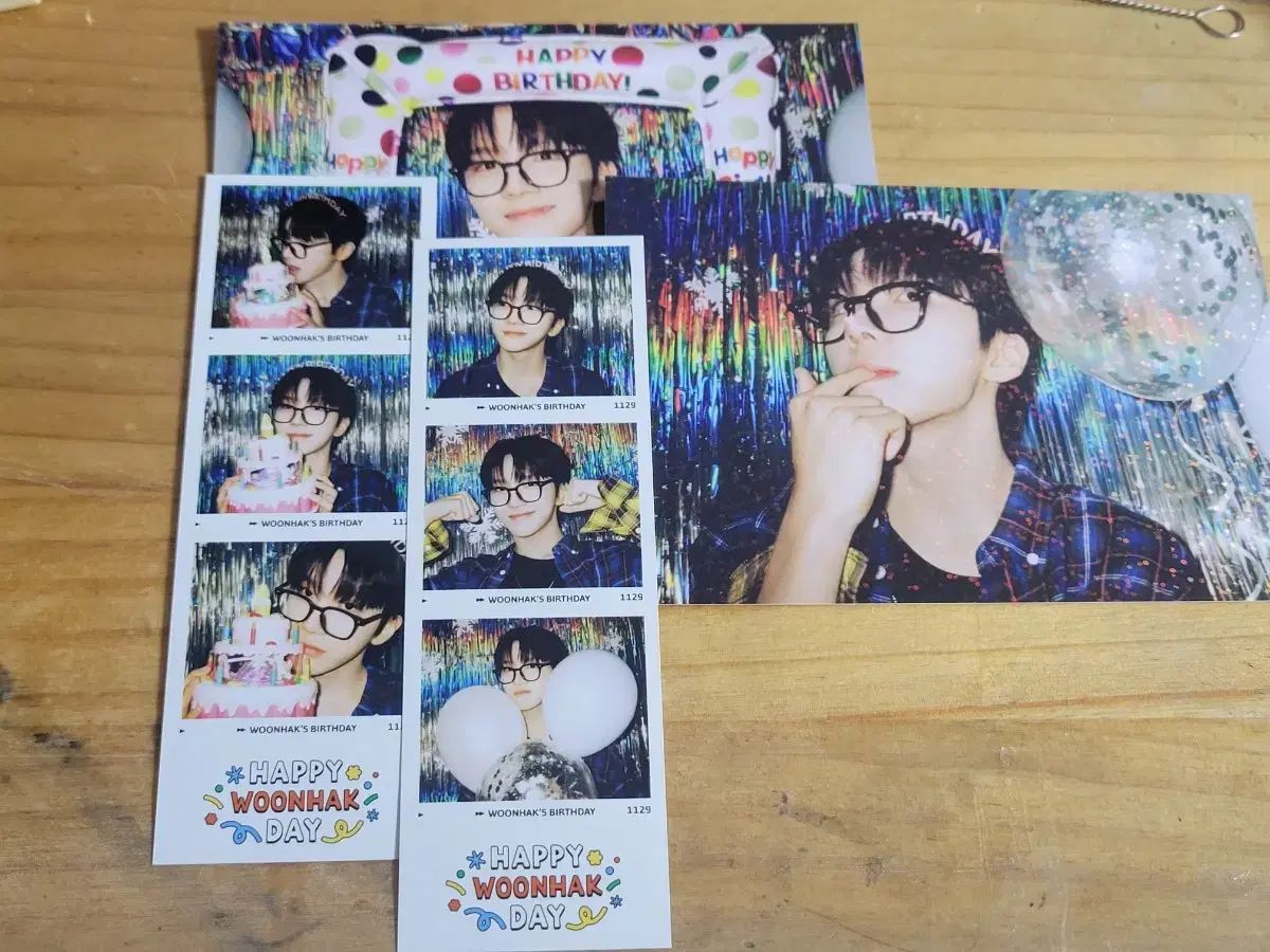 BOYNEXTDOOR HAPPY WOONHAK DAY ウナク　フォトセット BOYNEXTDOOR(ボイネク) ウナク(WOONHAK) 誕生日 センイル フォト