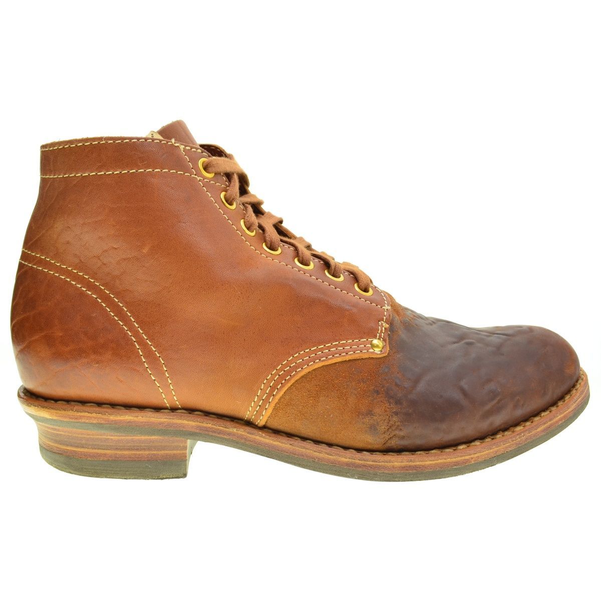 29cm【VISVIM】22AW 0122202002003 BRIGADIER BOOTS-FOLK brown ブーツ