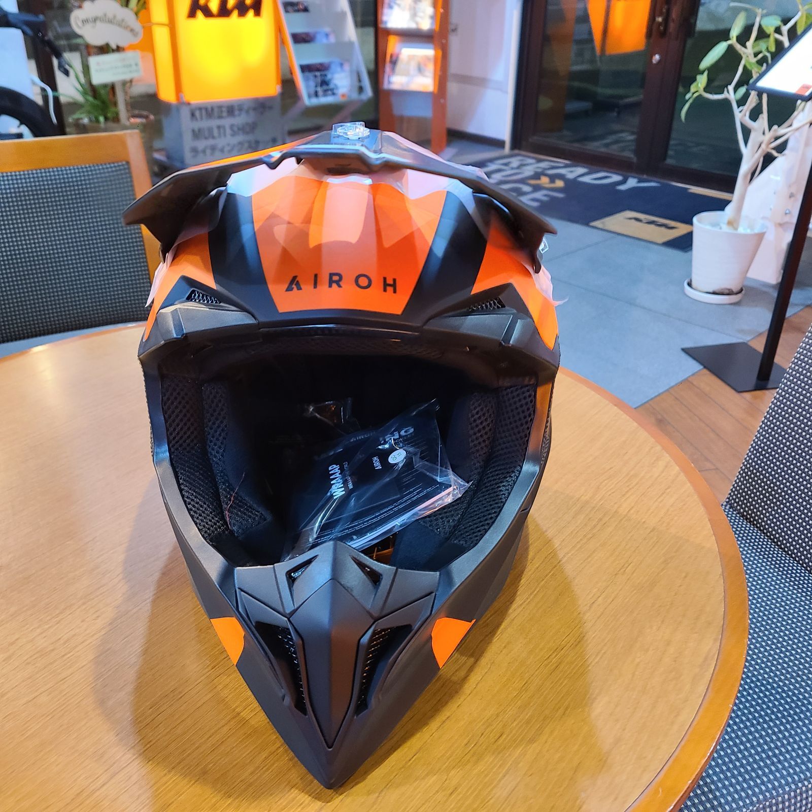 KTM WRAAAP HELMET・KTMオフロードヘルメット・XL/61-62・L/59-60