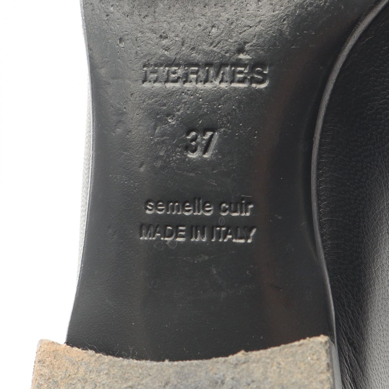 エルメス HERMES ローファー ロワイヤル ブラック レザー モカシン