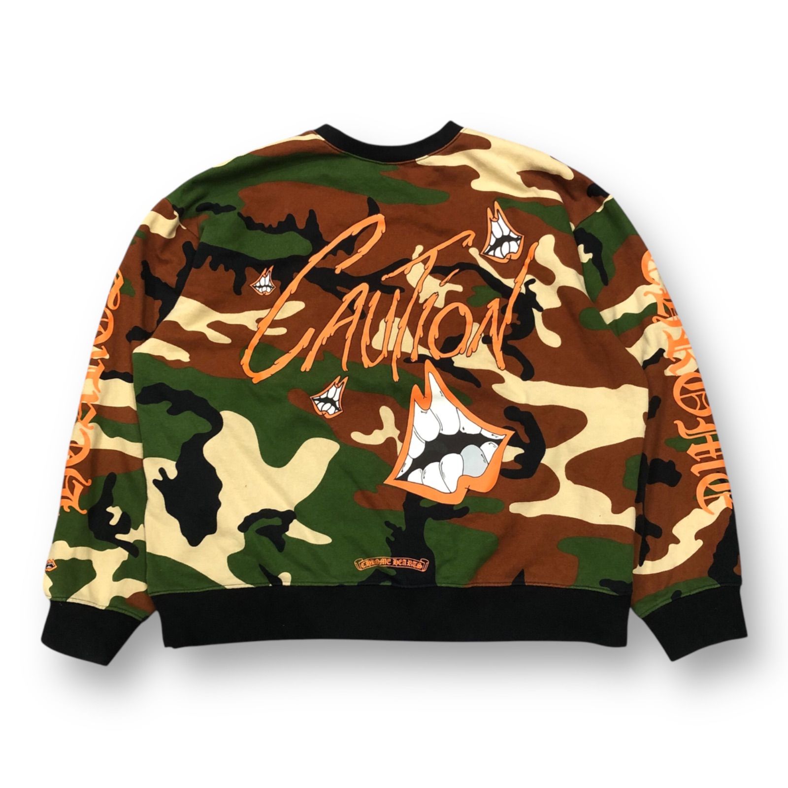 国内正規 CHROME HEARTS MATTY BOY PPO CAUTION SWTSHRT コラボ