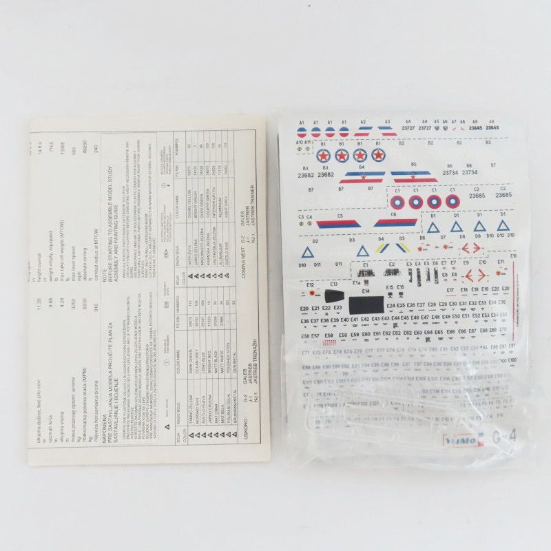 K03-s017 希少 未組立 YUMO 1/72 SOKO G-4 スーパーガレブ