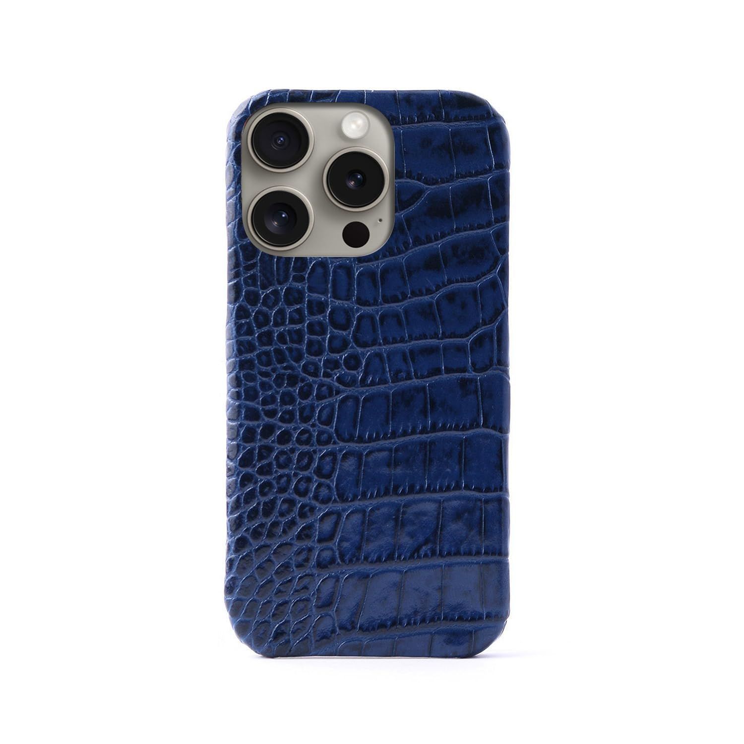 ABS26200i15PM バックカバー アイフォン アップル アイフォンケース ] ネイビー ワイヤレス充電 ミニマルデザイン スリムで持ちやすい レザーケース 耐久性 ハンドメイド ベジタブルタンニンレ