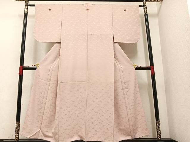 逸品！未使用◇正絹◎極上花唐草地紋色無地168cm一つ紋(五三桐)青磁 楽天市場】色無地 特選6Aシルク 紋意匠桐竹鳳凰文 灰桜1【反物1