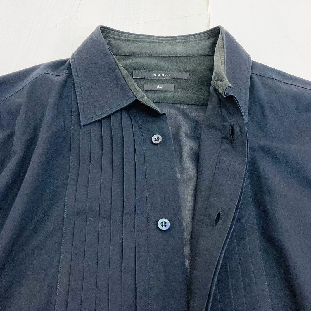 GUCCI シースルー長袖シャツ ブラック GUCCI グッチ 長袖シャツ ブラック ブラウス シースル ブラック
