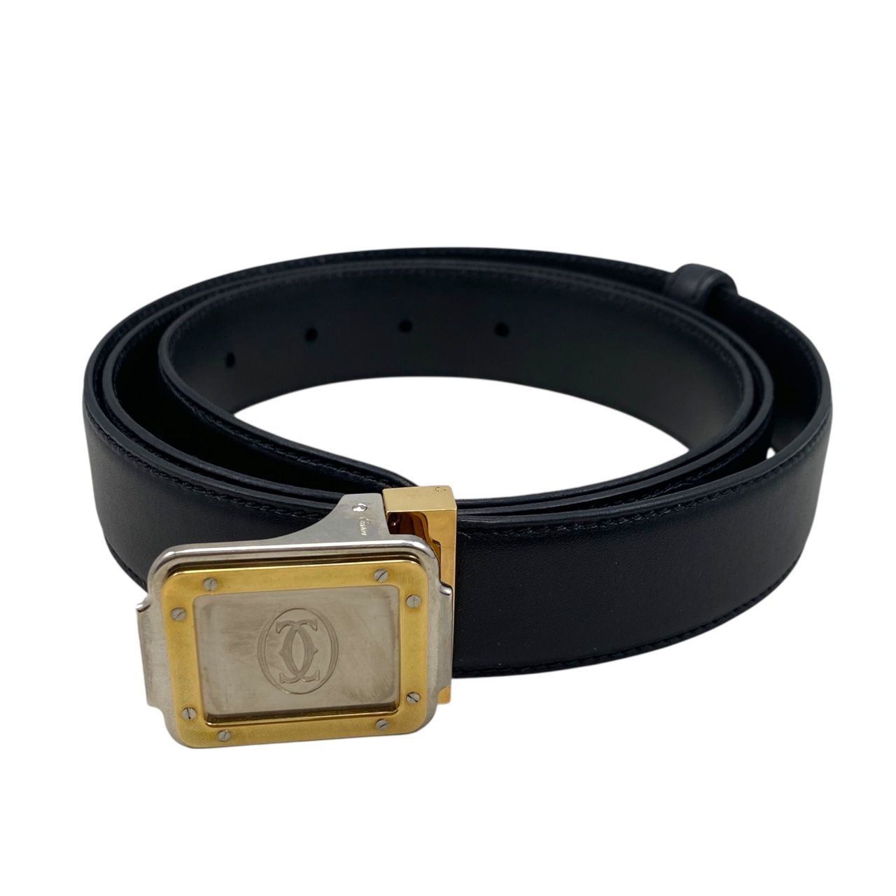☆EM0682 CARTIER カルティエ ベルト メンズ レザー A060217