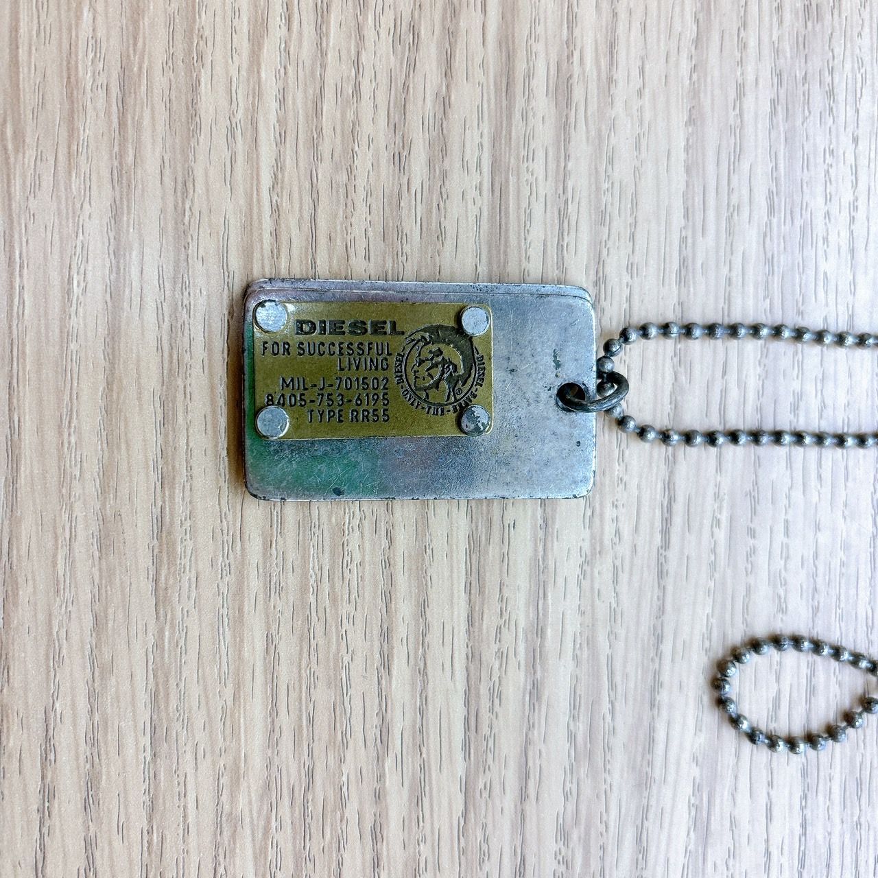 ディーゼル ドッグタグ ネックレス SID - メルカリ