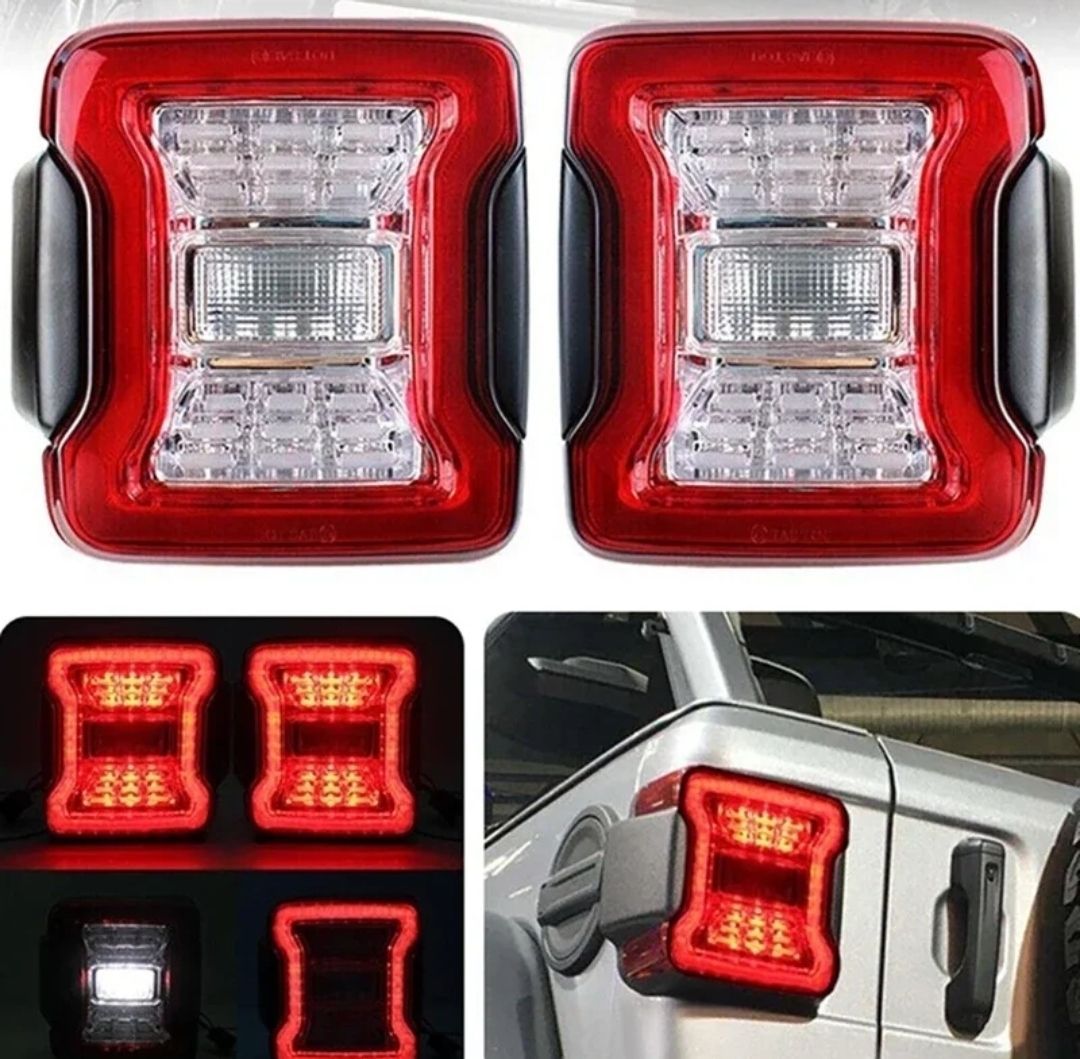 ジープラングラー2007-2017 JK LEDテールライト 純正互換品 汎用 アメ 