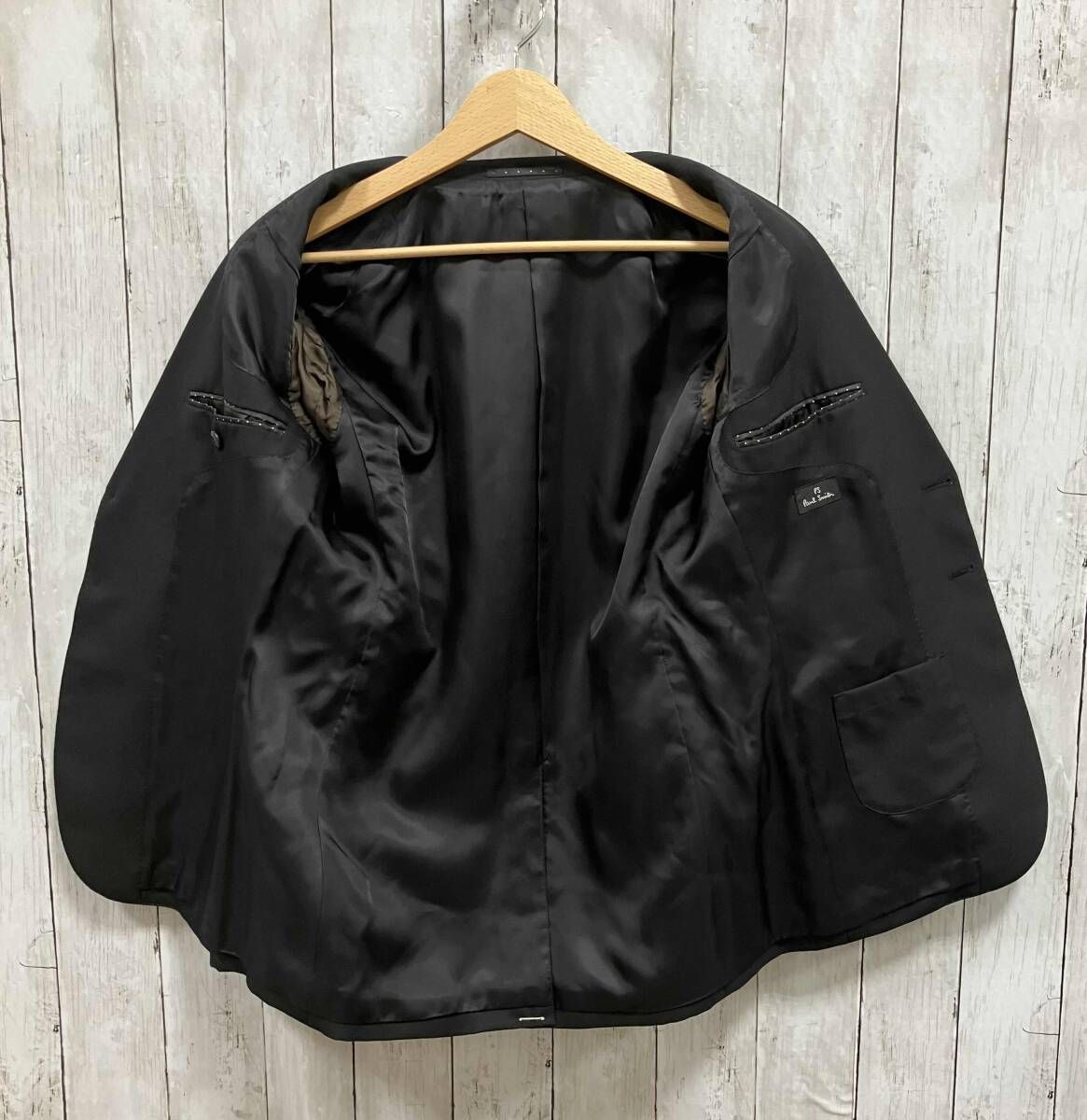 Paul Smith』ポールスミス テーラードジャケット(M)黒 日本製