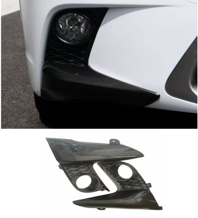 レクサス CT CT200h 2014-2016年 F SPORT フロントバンパーガーニッシュ フロントフォグランプカバー サイド2個セット