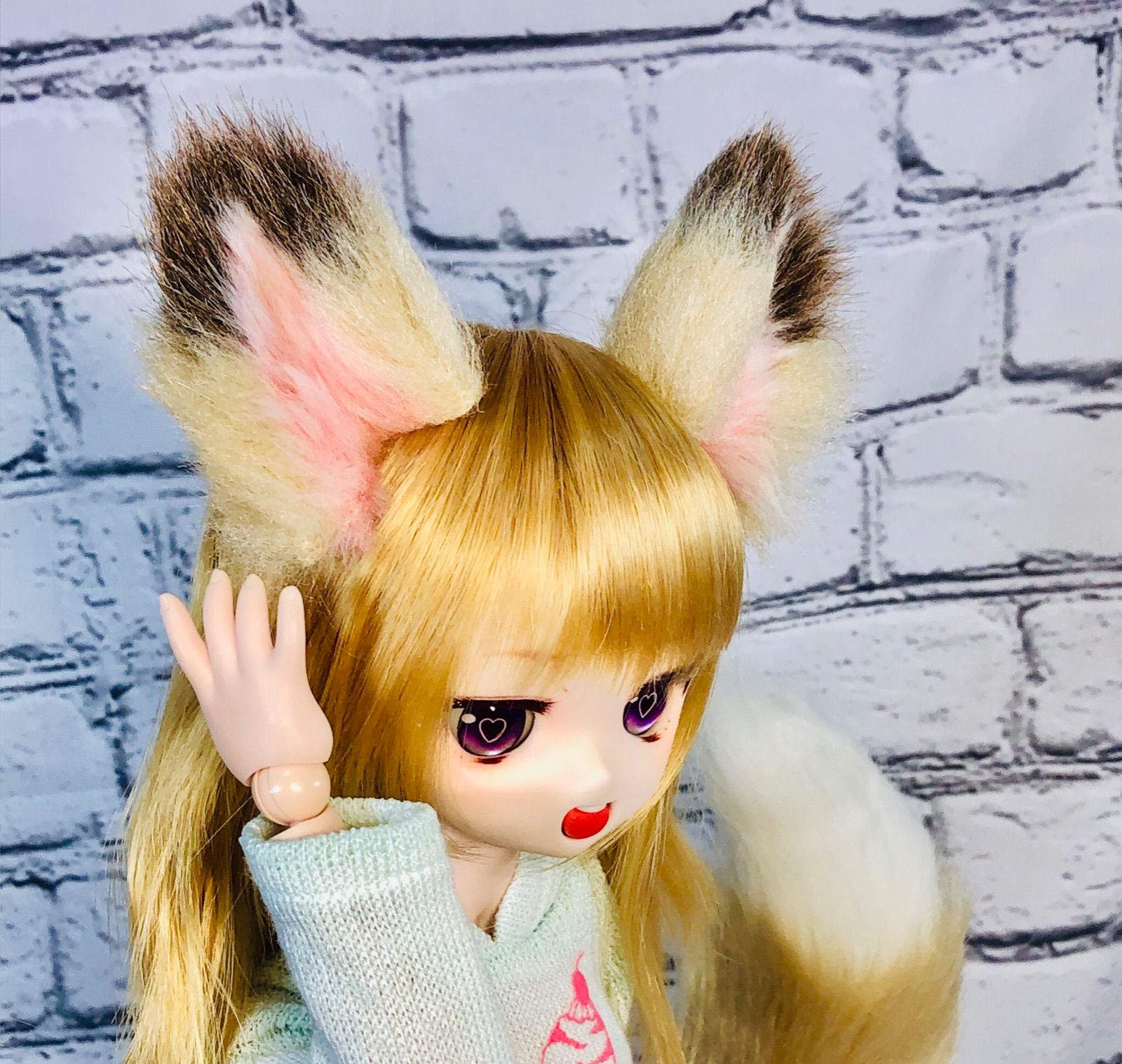 狐耳&狐しっぽ2尾/DD*SD*MDD*DDS*MSD*40～60cmドール向け - メルカリ