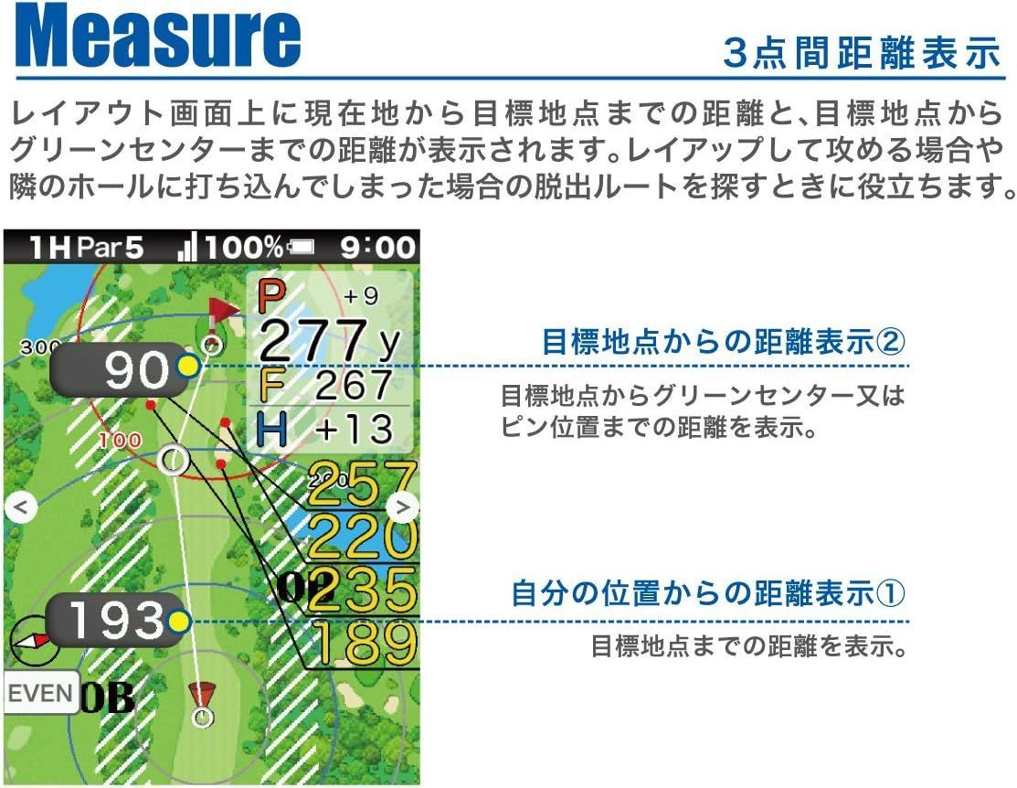 ジャンク品/外箱色褪せ】 朝日ゴルフ イーグルビジョン ネクスト EAGLE