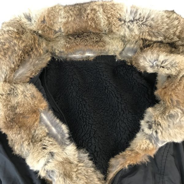 ユナイテッドアローズで購入 ファー付きコート　黒 UNITED ARROWS（ユナイテッドアローズ）の「W フォックスファー