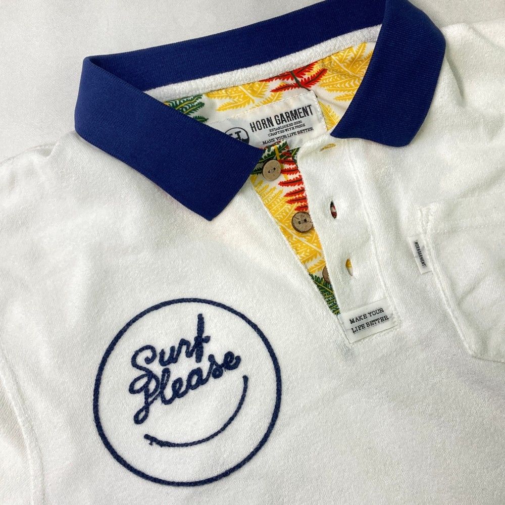 値下げ　新品　HORN GMT ホーン ガーメント 半袖ポロシャツ ゴルフウェア サイズ：M HORN GMT ホーン ガーメント 半袖ポロシャツ パイル