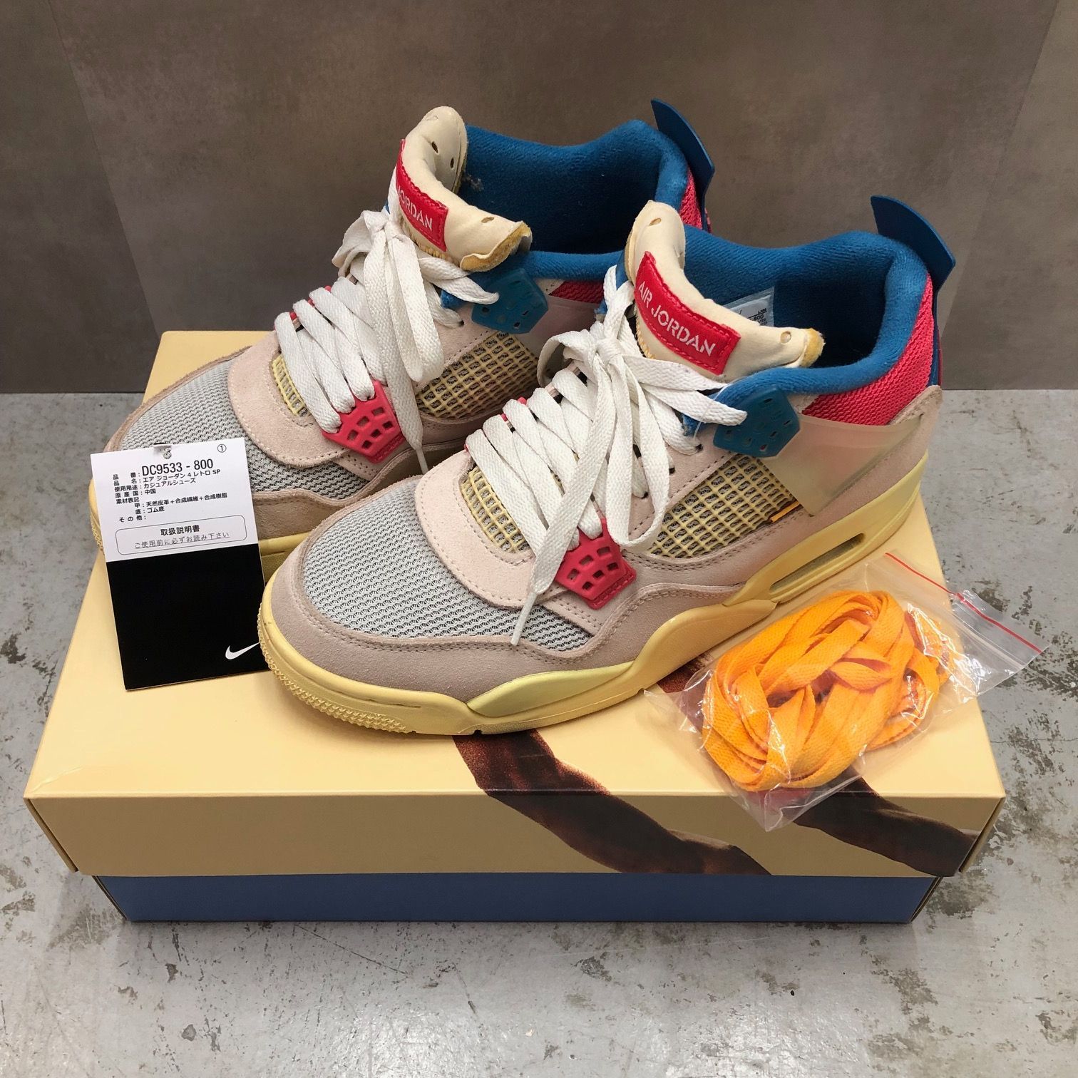 国内正規 UNION LOS ANGELES NIKE AIR JORDAN 4 RETRO SP ユニオン ...