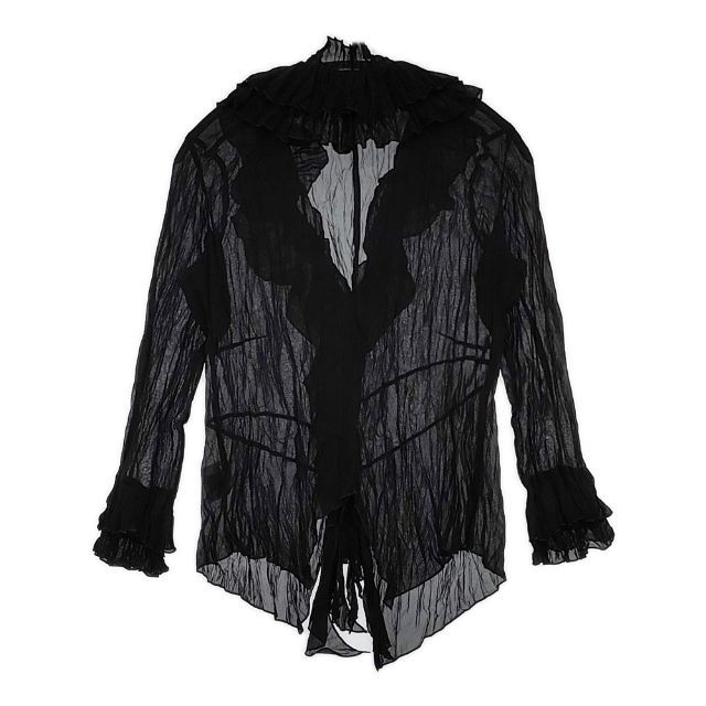 最終値下げyoshieinaba シルクブラウス 新品 LOULOU WILLOUGHBY】シルキーシボリボンブラウス|allureville