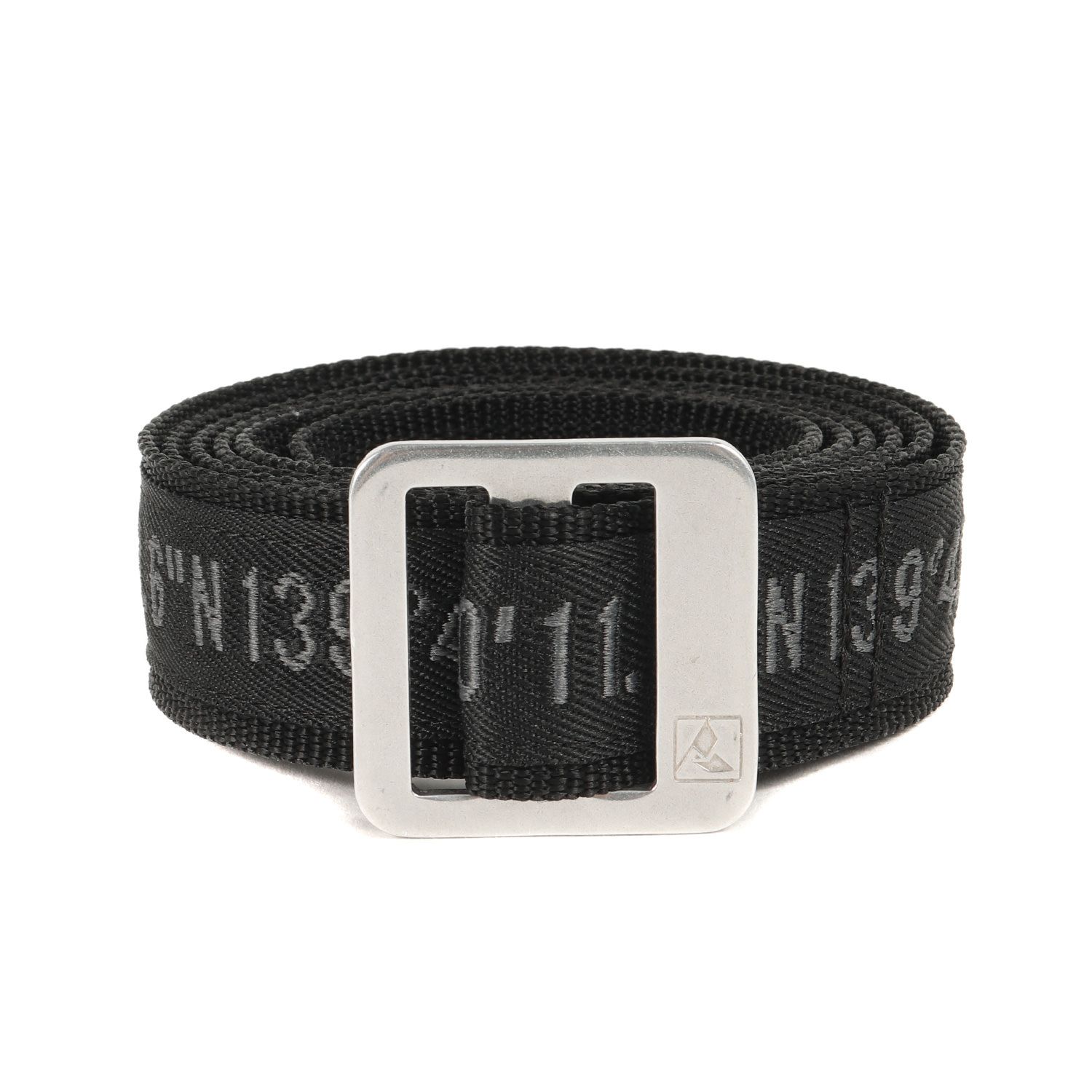 美品 WTAPS ダブルタップス 21SS GPSロゴ ウェビングベルト WEBBING / BELT ブラック 黒 ブランド ファッション アイテム 小物【メンズ】