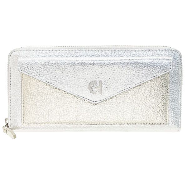 コールハーン 長財布 タウン コンチネンタル ウォレット レザー 革 シルバー ゴールド U06625 COLE HAAN CH ロゴ バイ 財布 ロングウォレット ウォレット サイフ レディース 女性 womens