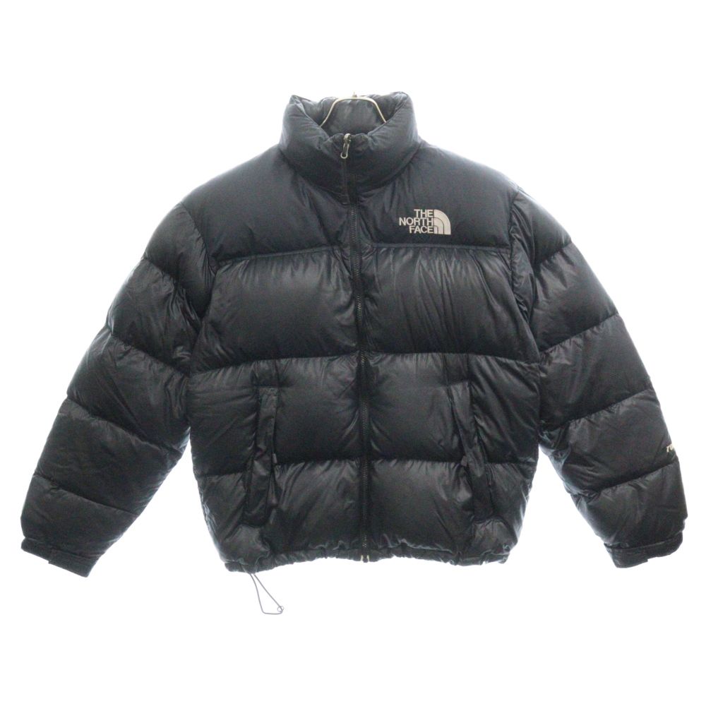 THE NORTH FACE (ザノースフェイス) NUPTSE DOWN JACKET ヌプシ ジップアップダウンジャケット センターロゴ ブラック  ND01001 - メルカリ