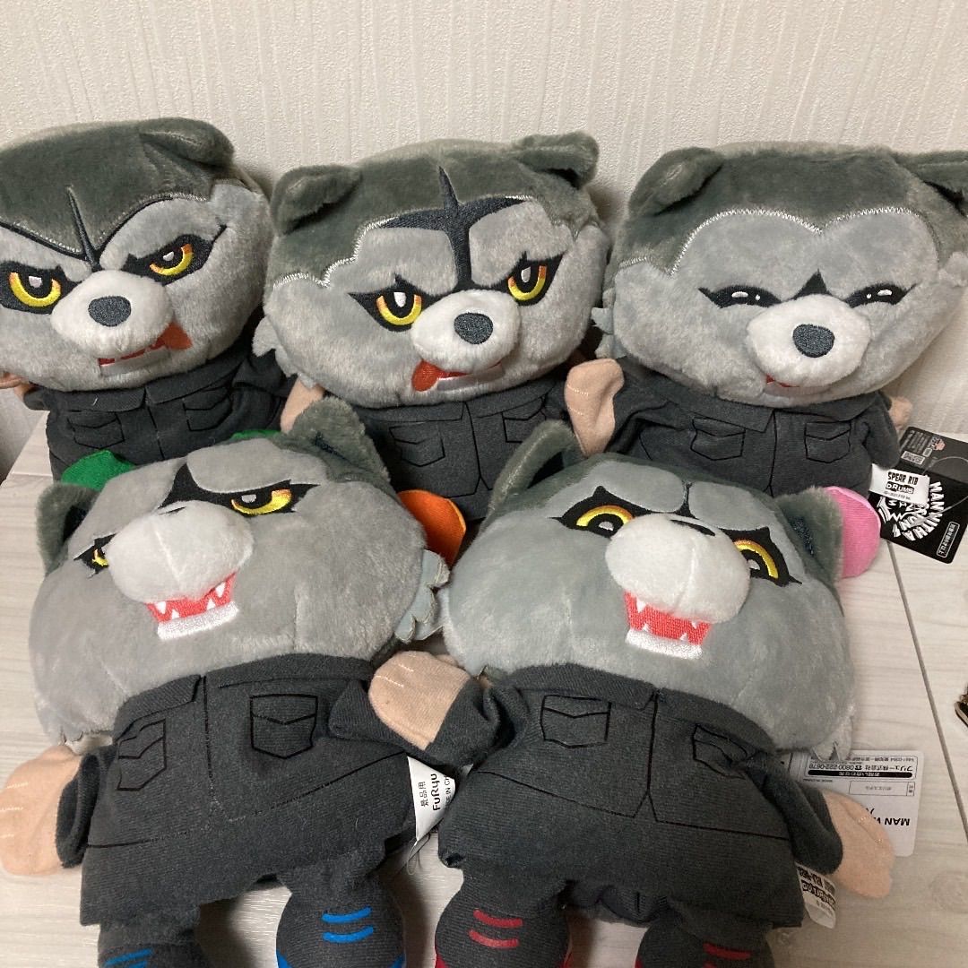 MAN WITH A MISSION　 パペットぬいぐるみ　全5種セット