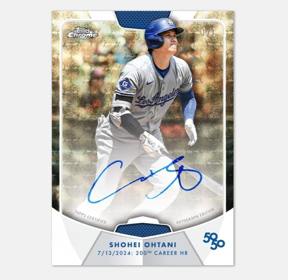 大谷翔平（Shohei Ohtani）【2024 Topps 50/50】#100 HR50 Topps 0