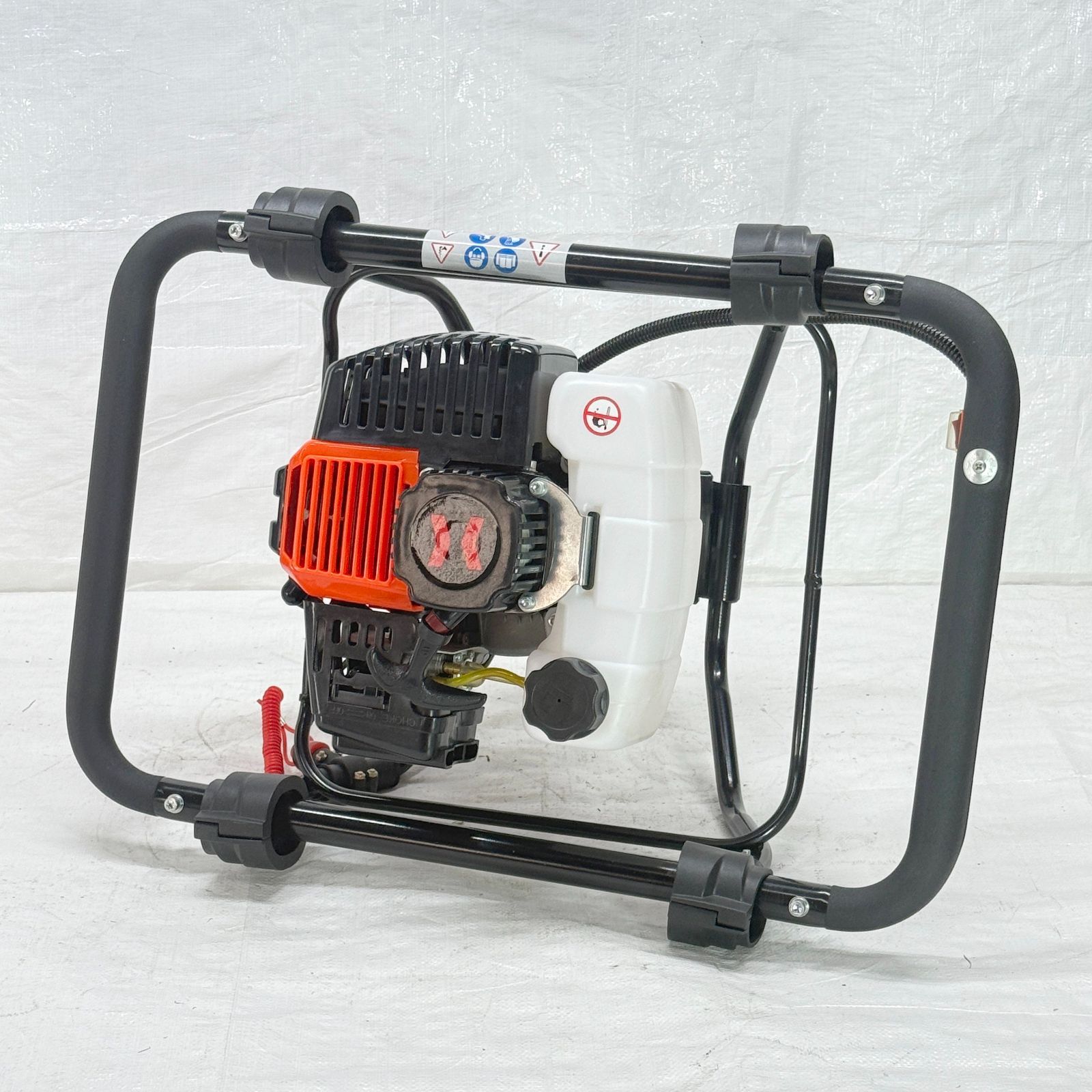 デモ機 穴掘り機 アースオーガー エンジンオーガー 52cc 2.2馬力 2サイクル 穴掘り 穴掘り器 本体のみ HG-DZ50S 910-2