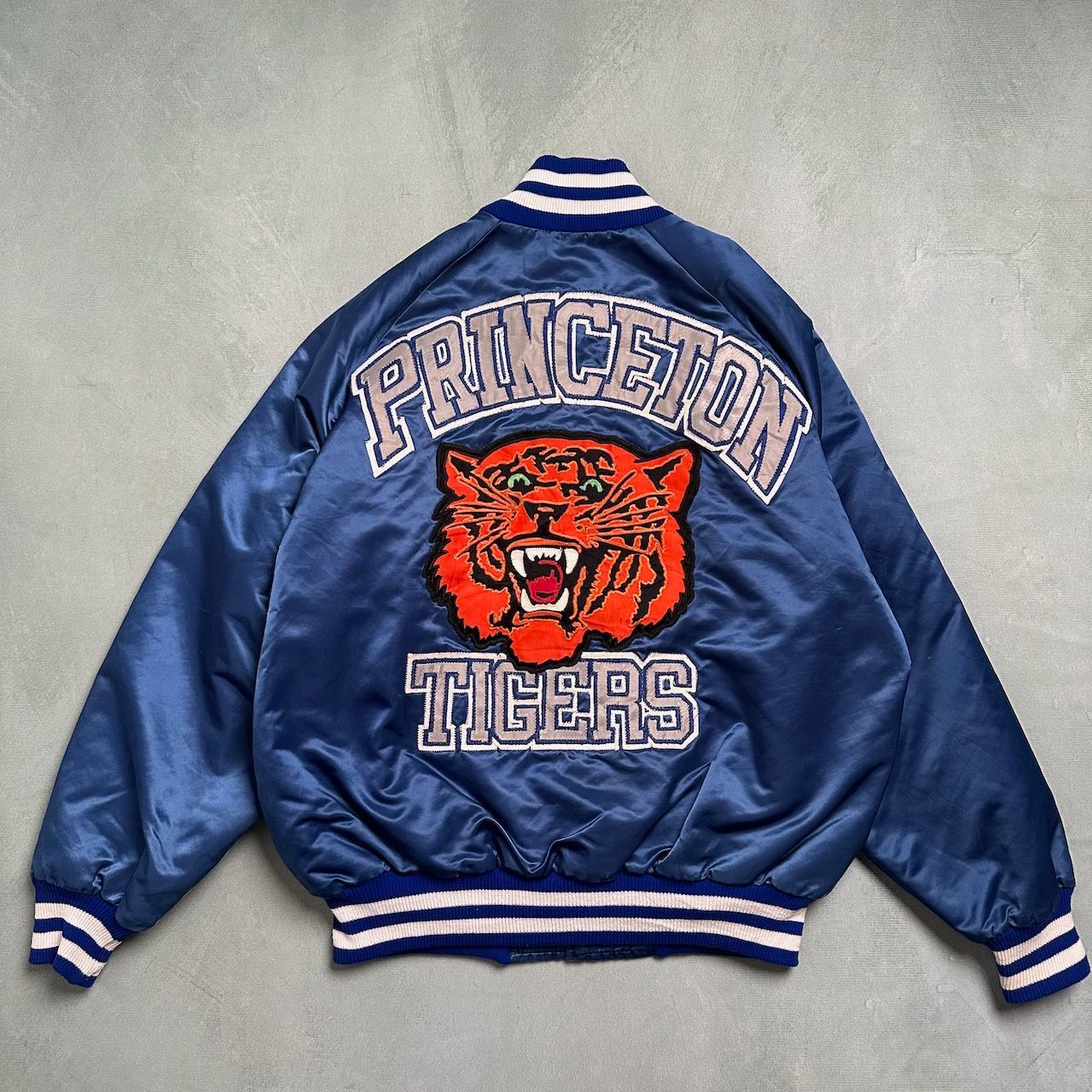 90s USA DeLONG 阪神 & PRINCETON 虎 スタジャン サテン