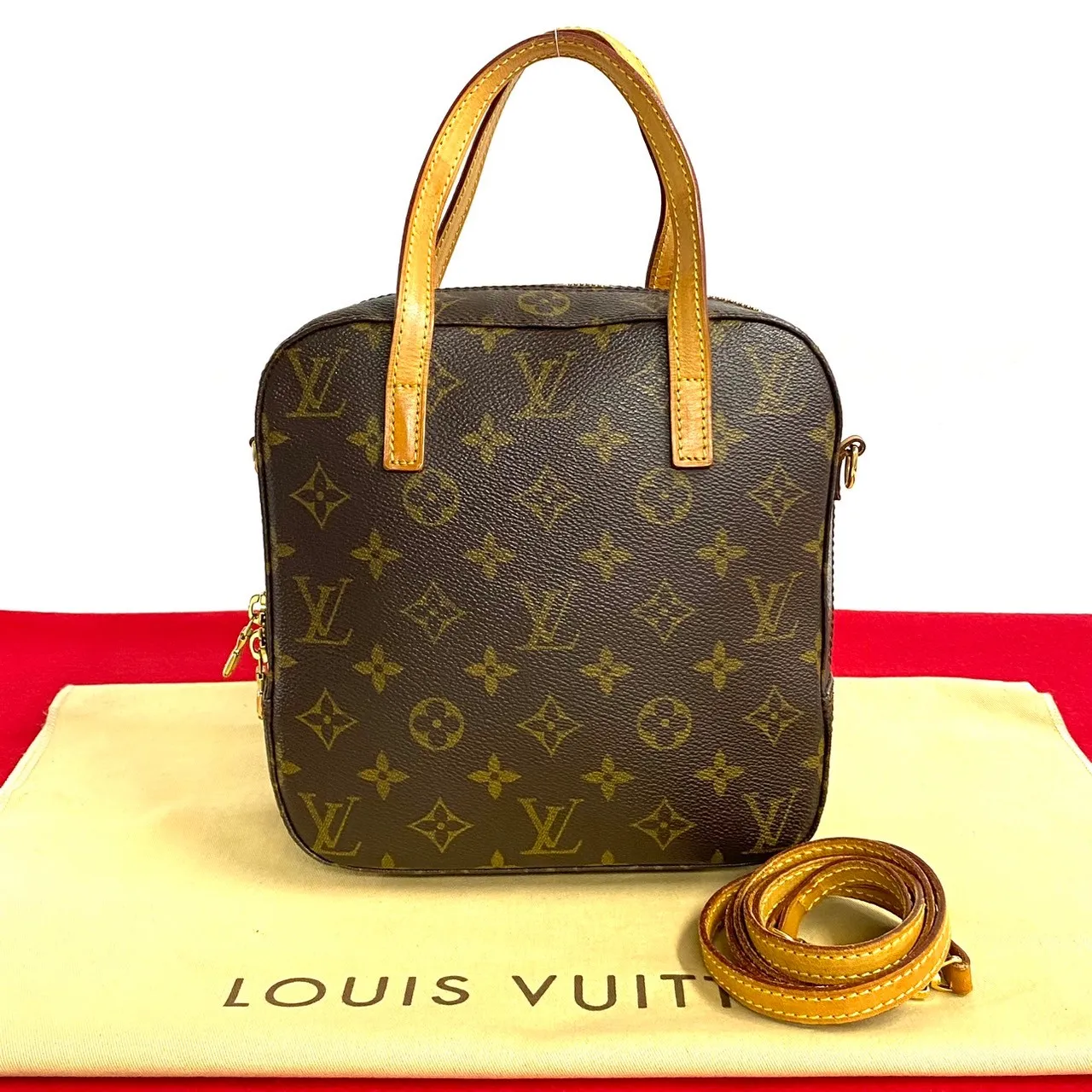 LOUIS VUITTON◇スポンティーニ_モノグラム・キャンバス_BRW/PVC/BRW 嘆かわしい