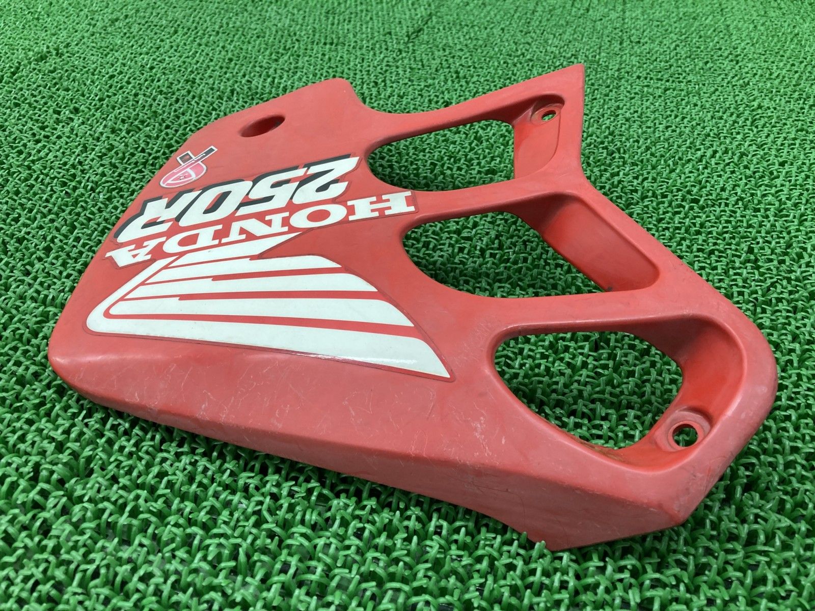 CRM250R シュラウド 左右 白 KS7 ホンダ 純正 バイク 部品 MD24
