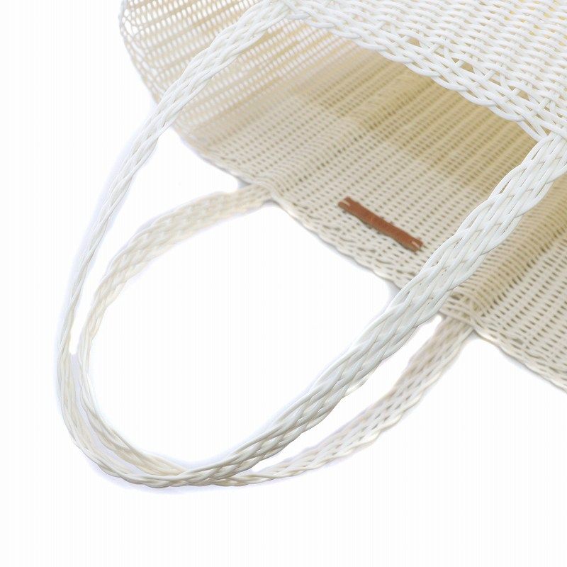[新品] Palorosa パロローサ　バスケットバッグ　ホワイト PALOROSA（パロローサ）の「＜PALOROSA＞BASKET トートバッグ
