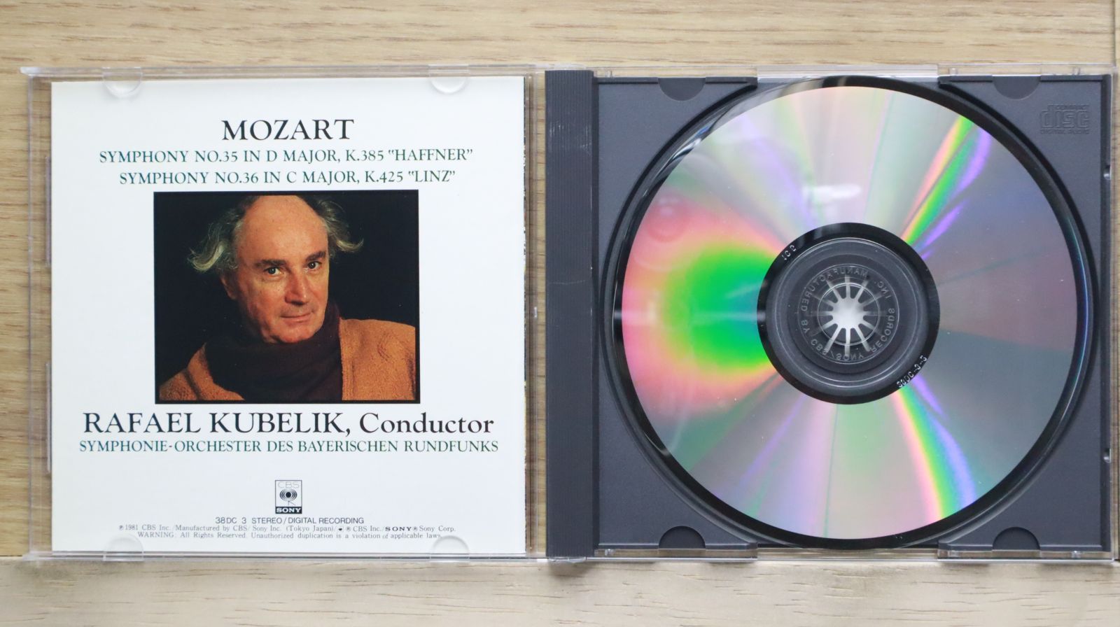 中古CD☆クーベリック(ラファエル)/RAFAEL KUBELIK□ MOZART
