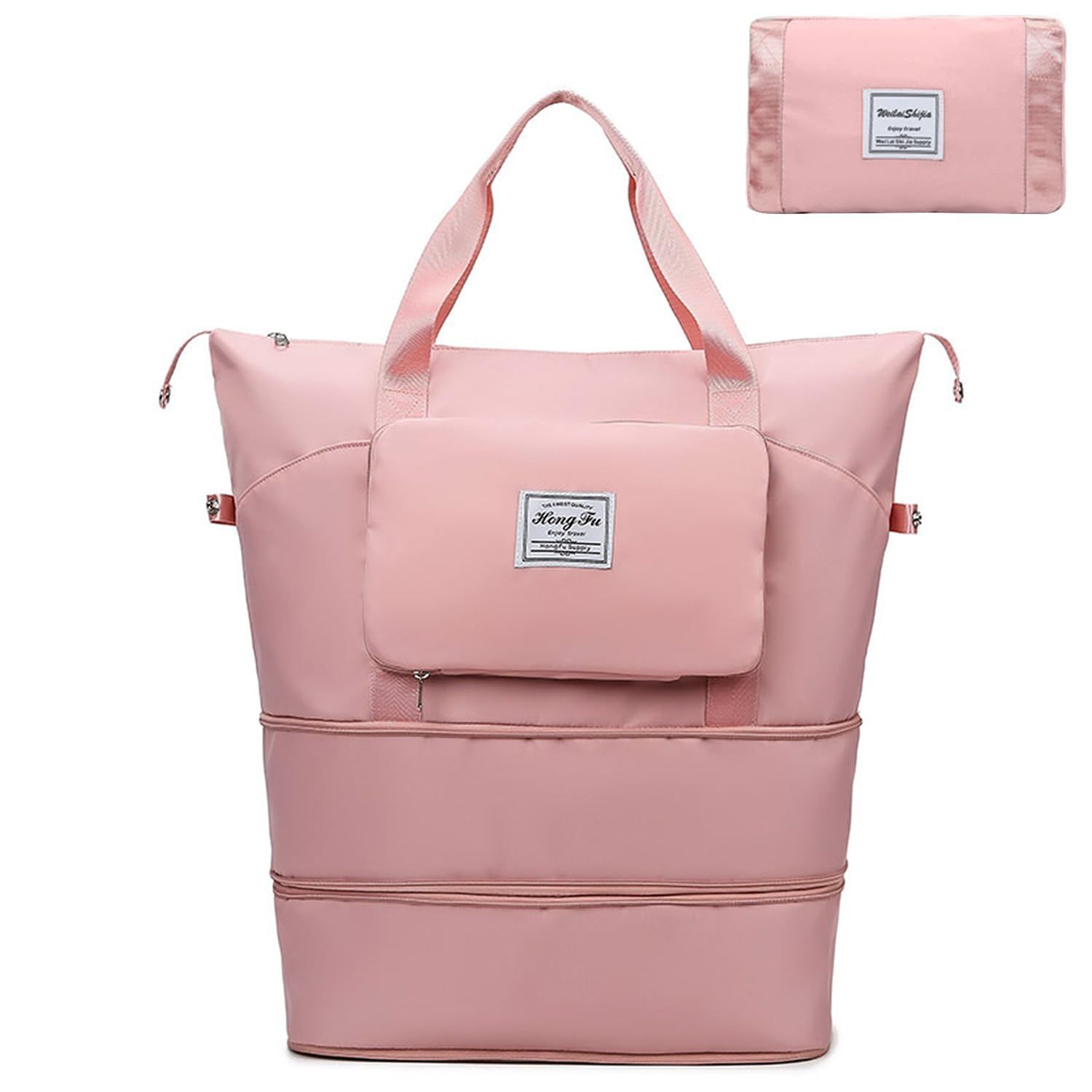 【新着商品】3way 防水 ショルダーバッグ レディース 軽量 折り畳み 人気 折りたたみ バッグ キャリーオンバッグ 丈夫 拡張可能 旅行カバン 50L 2泊3日 おしゃれな トラベルバッグ 女性 大容量 