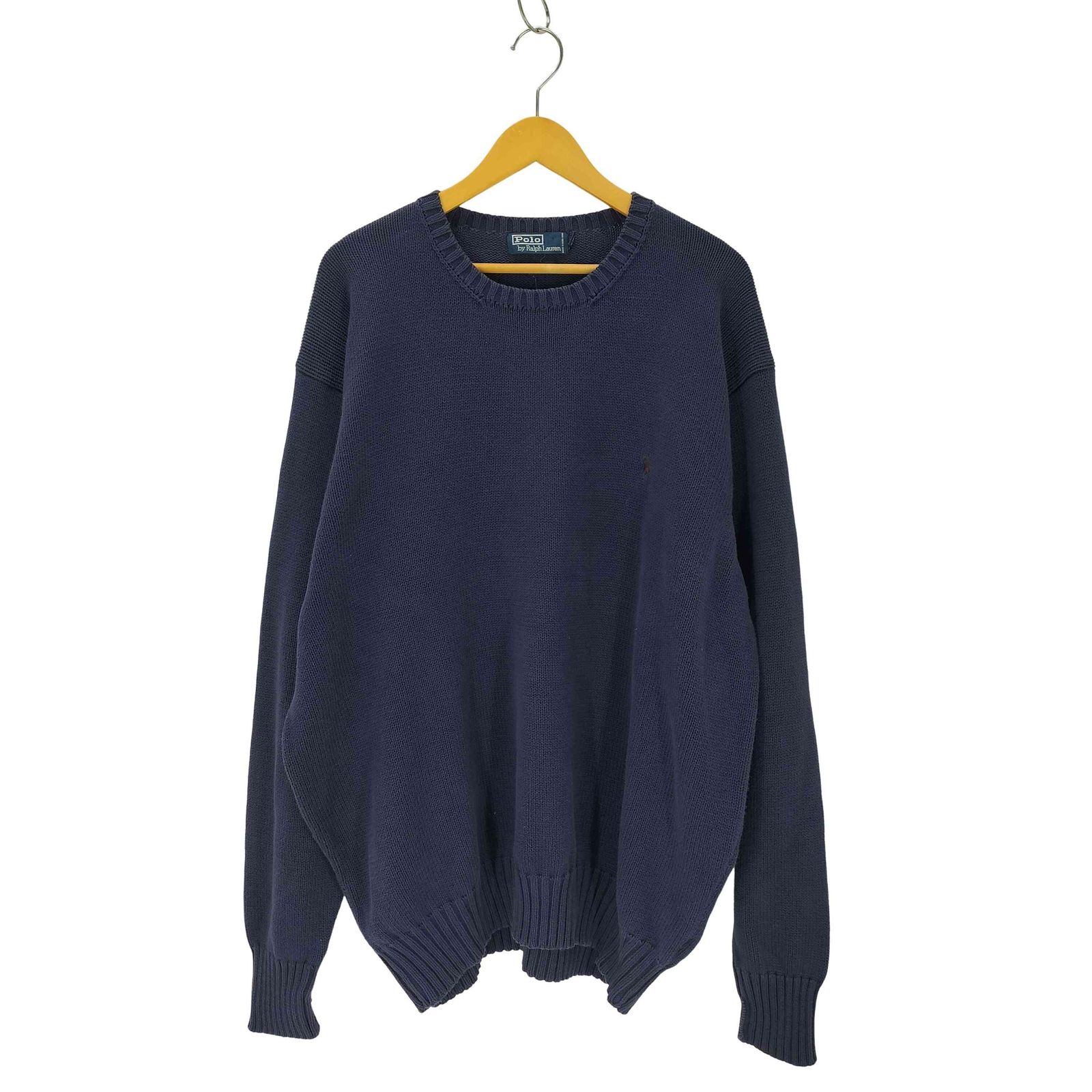 ポロバイラルフローレン Polo by RALPH LAUREN 90S ポニー刺しゅう コットンニット メンズ JPN：XXL 